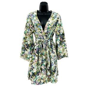 plum pretty sugar green blue robe